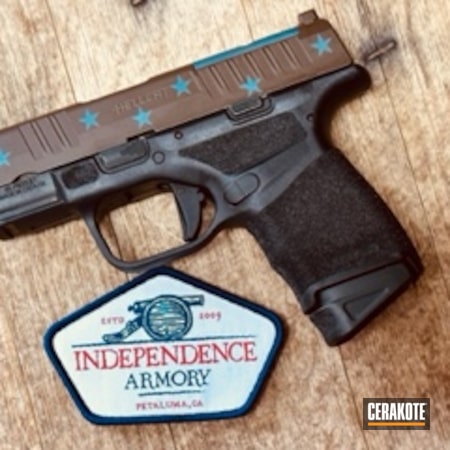 Powder Coating: Patriot Blue H-362,Chocolate Brown H-258,S.H.O.T,Pistol,Springfield 1911,Springfield Armory,Hellcat