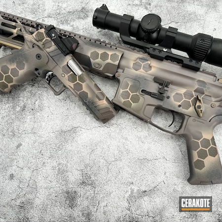 Powder Coating: Earth E-130,S.H.O.T,17 Design and Manufacturing,DESERT SAND H-199,Sniper Green H-229,Sniper Grey H-234,Twins,AR-15,Hex Camo