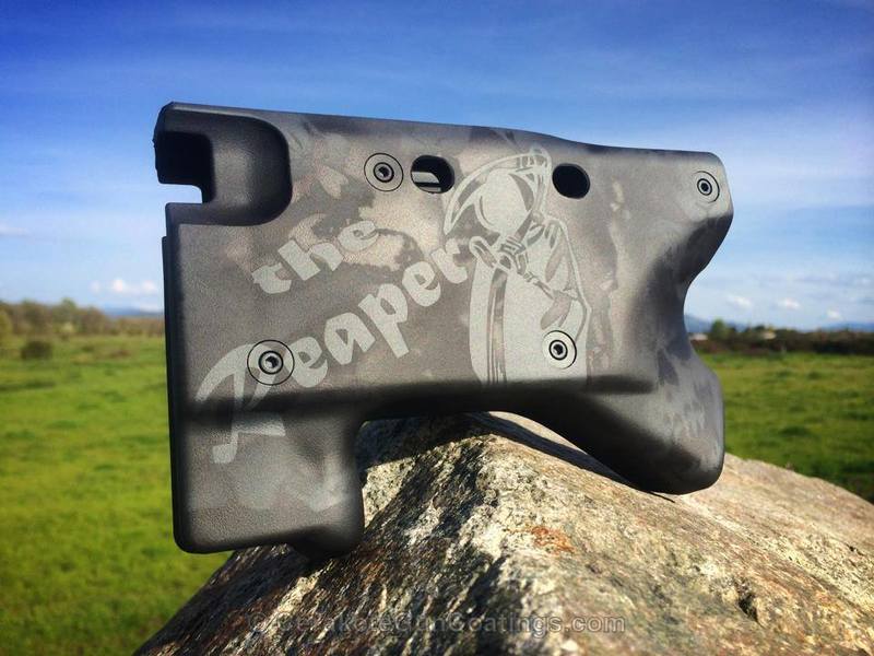 H-146 Graphite Black with H-234 Sniper Grey by JESSE RUIZ | Cerakote