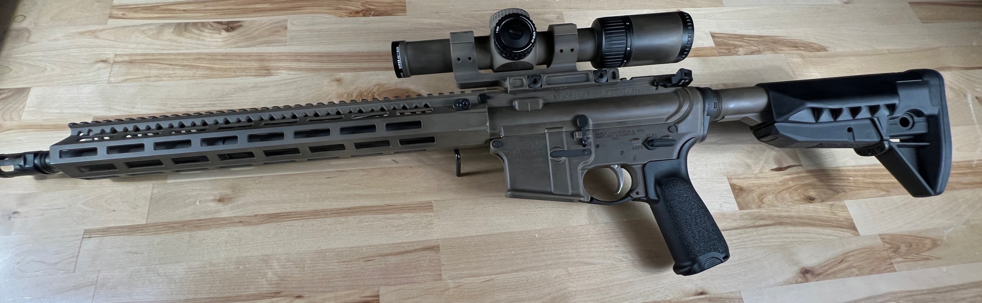 Battleworn BCM AR15 FDE | Cerakote