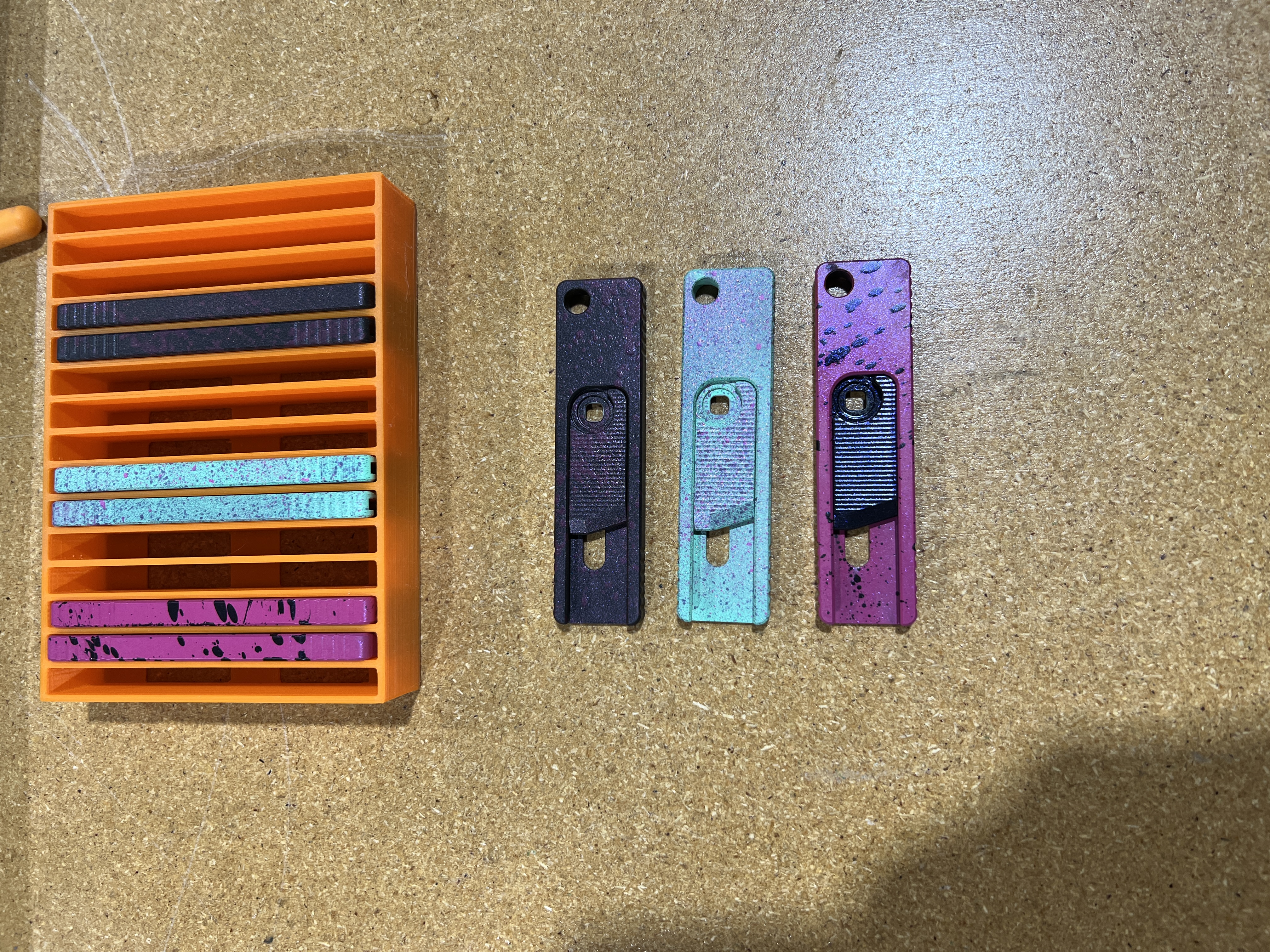 Pink Razor Knife Turnback Knives Mini Razor Knife | Cerakote
