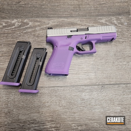 Powder Coating: Glock,S.H.O.T,Girls Gun,Pistol,Bright Purple H-217