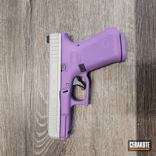 Cerakoted: S.H.O.T,Bright Purple H-217,Girls Gun,Pistol,Glock