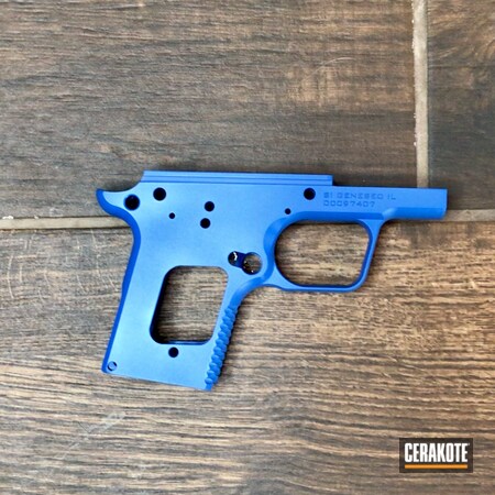 Powder Coating: NRA Blue H-171,Frame,S.H.O.T,Pistol Frame,Handgun Frame