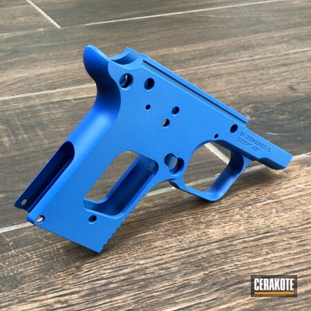 Powder Coating: NRA Blue H-171,Frame,S.H.O.T,Pistol Frame,Handgun Frame
