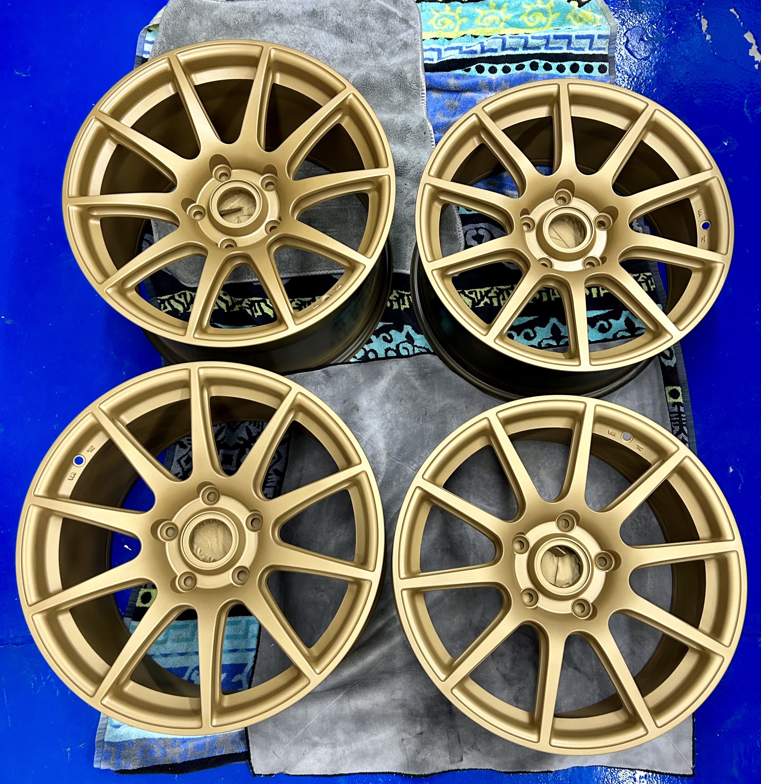 Custom color for Porsche rims | Cerakote