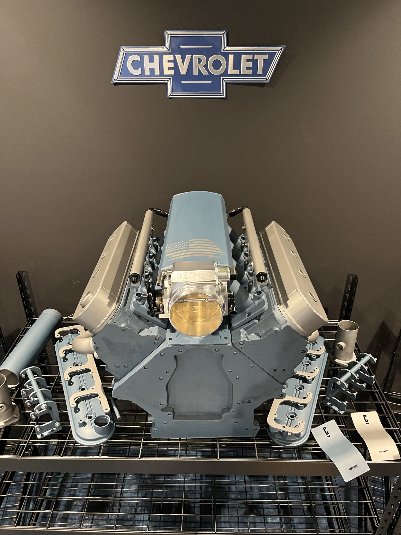 Blue Titanium/Glacier Forge Engine Trim | Cerakote