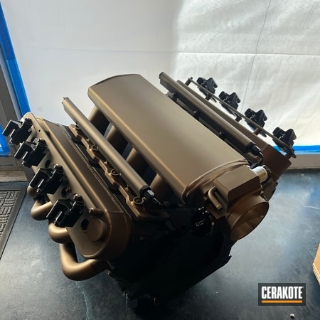 Powder Coating: Midnight Bronze H-294,Nuts and Bolts,Burnt Bronze C-148,Intake Manifold,Hardware,Fuel Rails,Automotive,Valve Covers,V8 Headers,Throttle Body,Burnt Bronze H-148,Headers