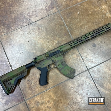 Chocolate Brown, Multicam® Bright Green And Glock® Fde Ar Rifle