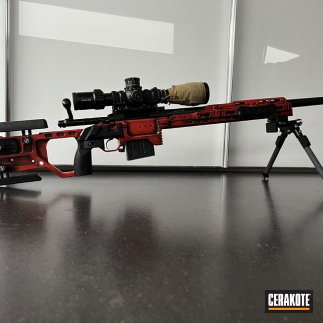 Krg 4c Chassis In Blood Orange (h-322) And Graphite Black (h-146)