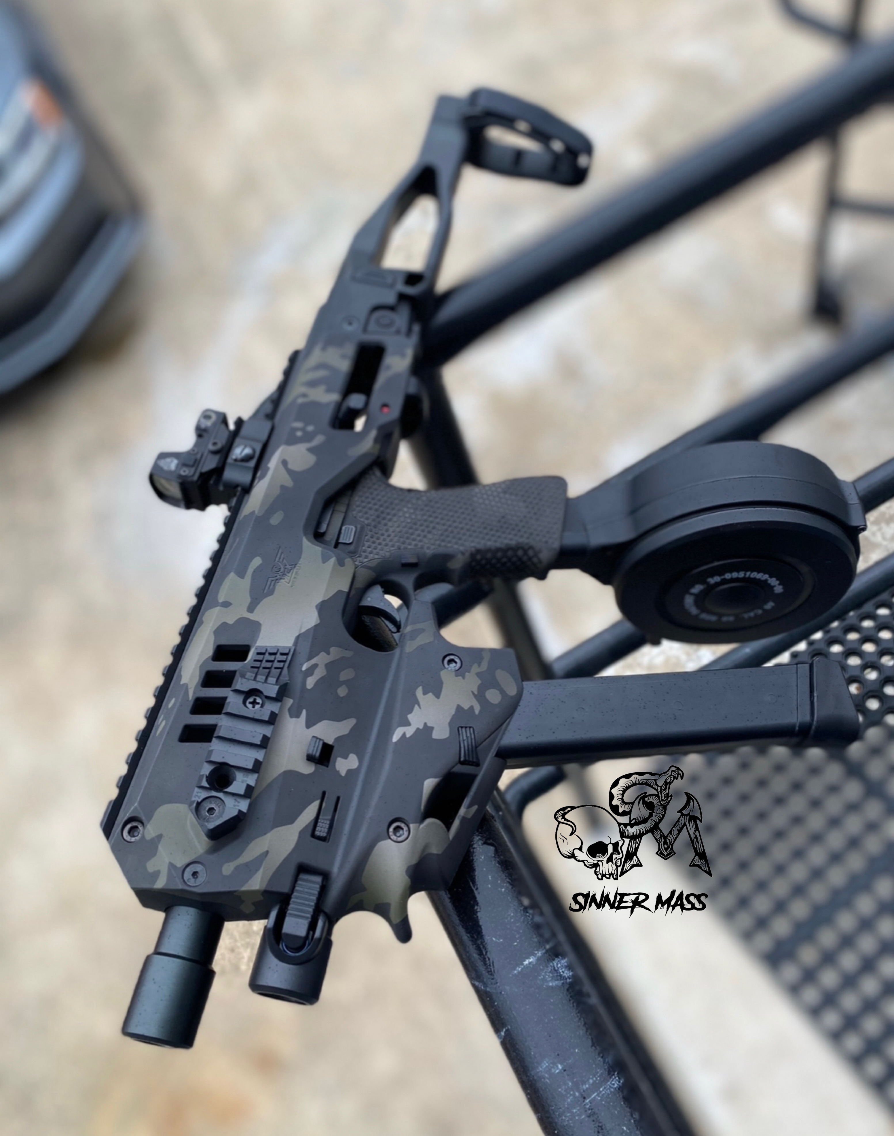 Glock 19 Micro Conversion Kit with Multicam | Cerakote