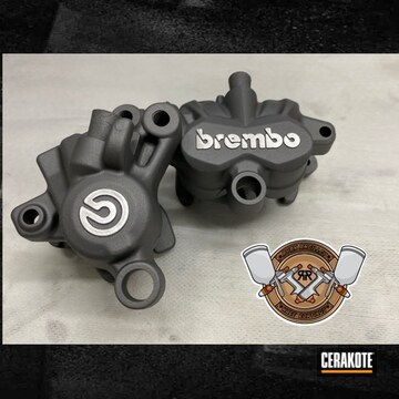 Brembo Brakes - Cerakoted Sniper Grey 
