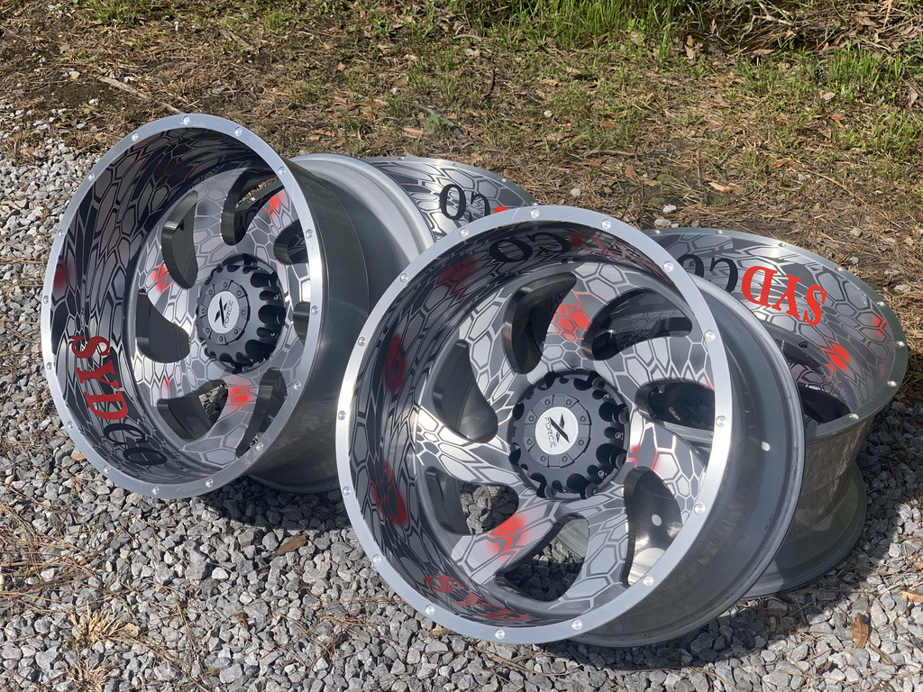 Custom Company & Kryptek Truck Rims | Cerakote