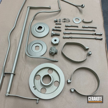 Powder Coating: Bright Nickel H-157,Engine Parts,Porsche 356,Hardware,Porsche,Automotive,Small Parts