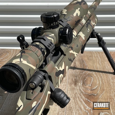 Powder Coating: Mil Spec O.D. Green H-240,Chocolate Brown H-258,S.H.O.T,Scope,DESERT SAND H-199,Armor Black H-190,Bolt Action Rifle,Woodland Camo