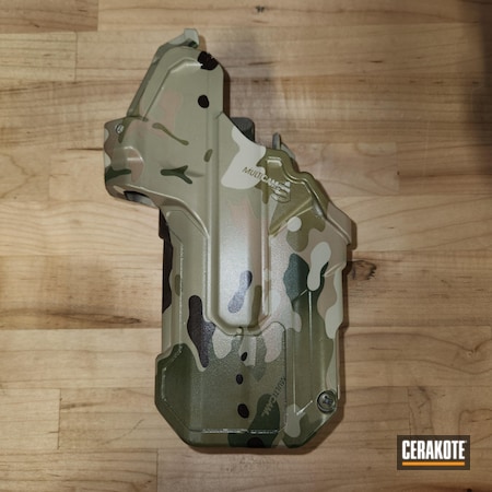 Powder Coating: Hydrographics,S.H.O.T,Production,Holster,MATTE CERAMIC CLEAR MC-161,Kydex Holster