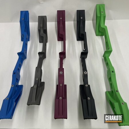 Powder Coating: Bow Risers,NRA Blue H-171,Hunting Bow,Armor Black H-190,Bow Riser,BLACK CHERRY H-319,Tungsten H-237,Compound Bow,Green Mamba H-351,Bow