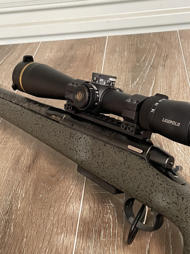 Bolt Action Rifle coated with Blackout | Cerakote