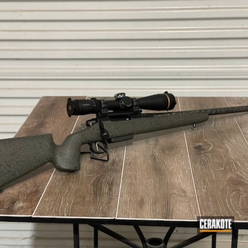 Cerakoted Bolt Action Rifle In E-100