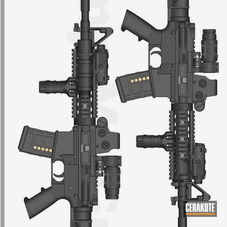Powder Coating: BLACKOUT E-100,S.H.O.T,Cerakote FX HUNTER FX-103,AR-15,Rifle