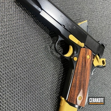 Gloss Black And Gold 1911