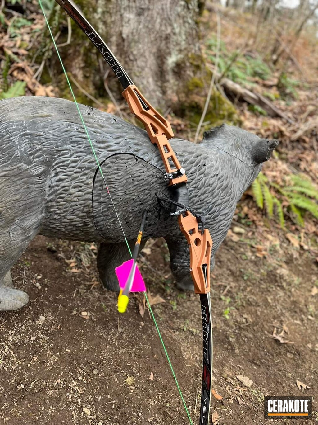 Barebow riser | Cerakote