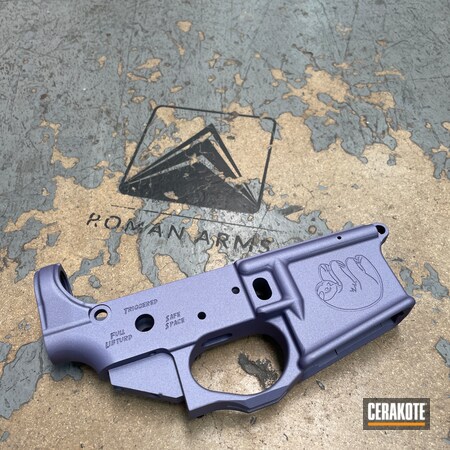 Powder Coating: CRUSHED ORCHID H-314,AR-15 Lower,AR15 Lower Receiver,Girls Gun,Spike's Tactical,S.H.O.T,Spike's Tactical ST15,Custom Lower Receiver,AR Lower Receiver,AR-15,Custom,Lower,Receiver,Spikes Snowflake,Girls,Stripped,Lower Receiver,Spikes Receiver,Gift Idea for Women,Gift Ideas,Sloth,For the Girls,Gift,AR15 Lower