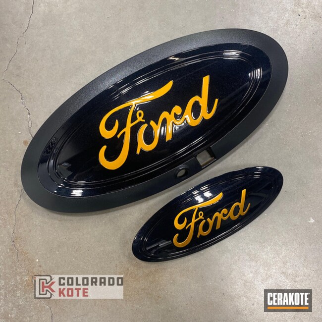 Ford Grill Logo In Mc-160 High Gloss Clear