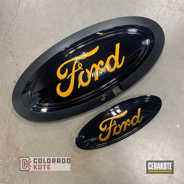 Ford Grill Logo In Mc-160 High Gloss Clear