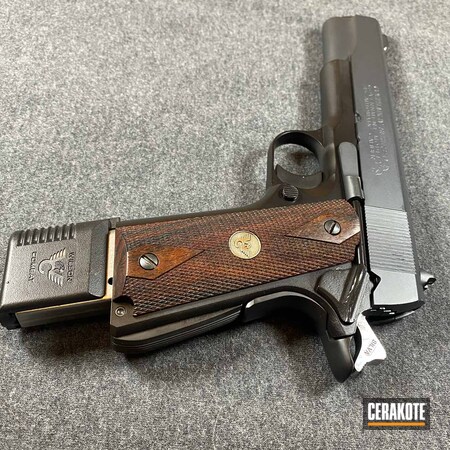 Powder Coating: Graphite Black H-146,S.H.O.T,Pistol,Colt 1911,Sniper Grey H-234