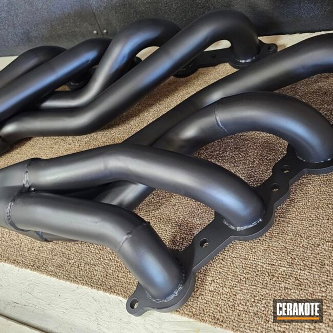 Cerakoted Automotive Exhaust In C-7600 And V-136