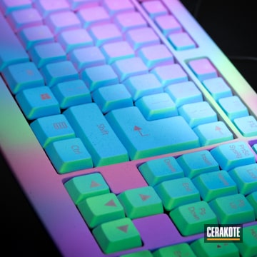 Neon Gradient Keyboard