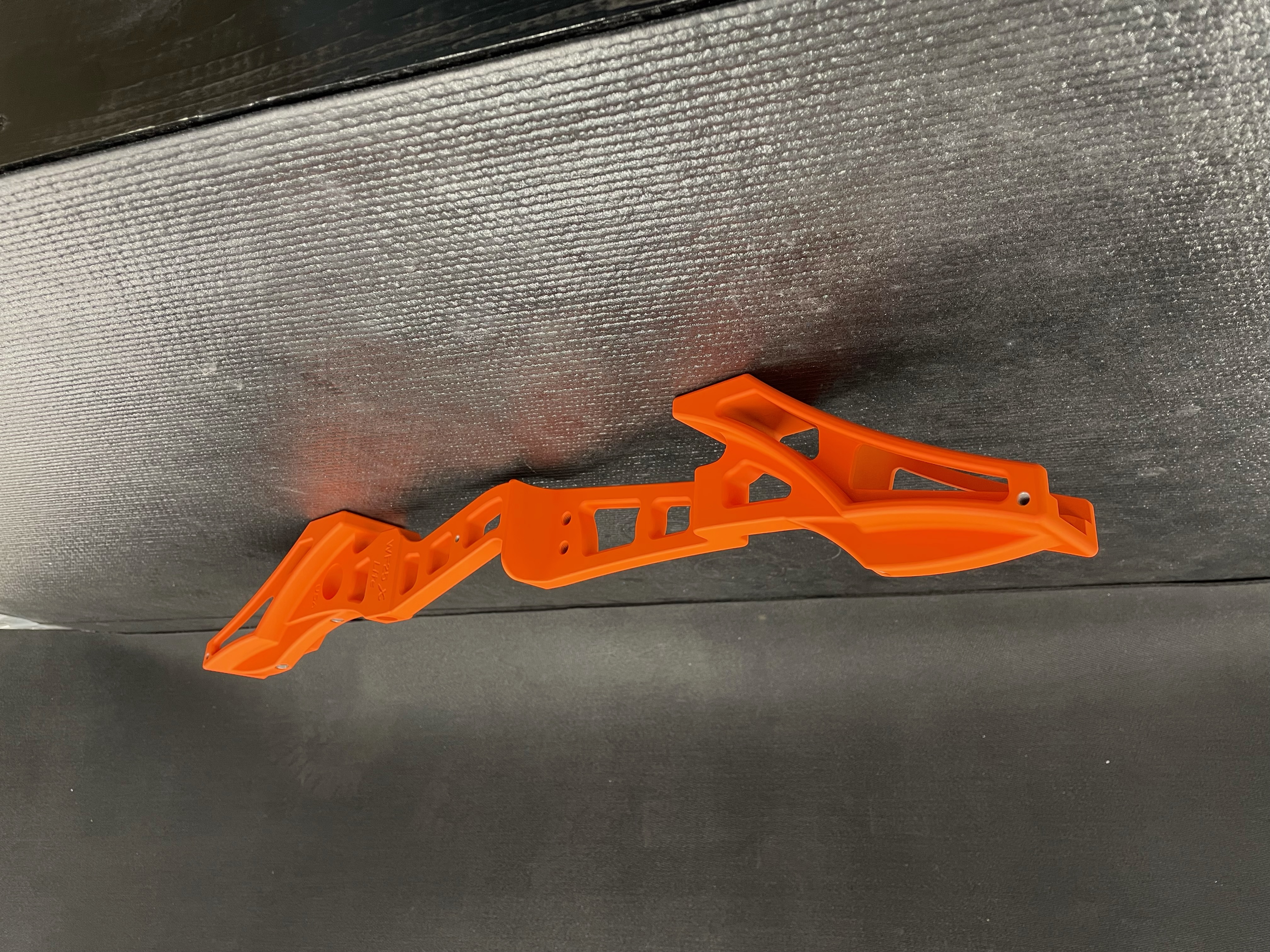 Orange Riser Guard Barebow Riser | Cerakote