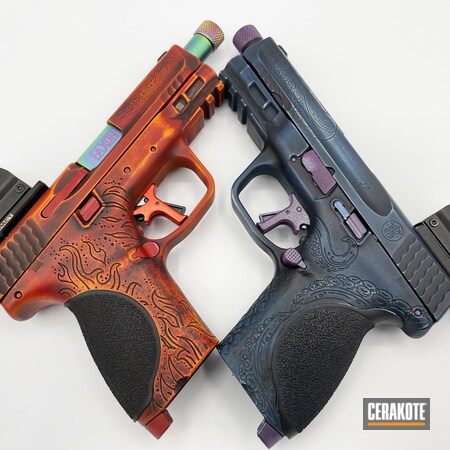 Powder Coating: Laser Engrave,Smith & Wesson M&P,Smith & Wesson,Custom Color,S.H.O.T,Electric Yellow H-166,Phoenix,Custom Mix,FIREHOUSE RED H-216,Ridgeway Blue H-220,Graphite Black H-146,Distressed,Stormtrooper White H-297,TEQUILA SUNRISE H-309,Laser Stippling,Midnight Blue H-238,Kraken,Battleworn,Laser Stippled