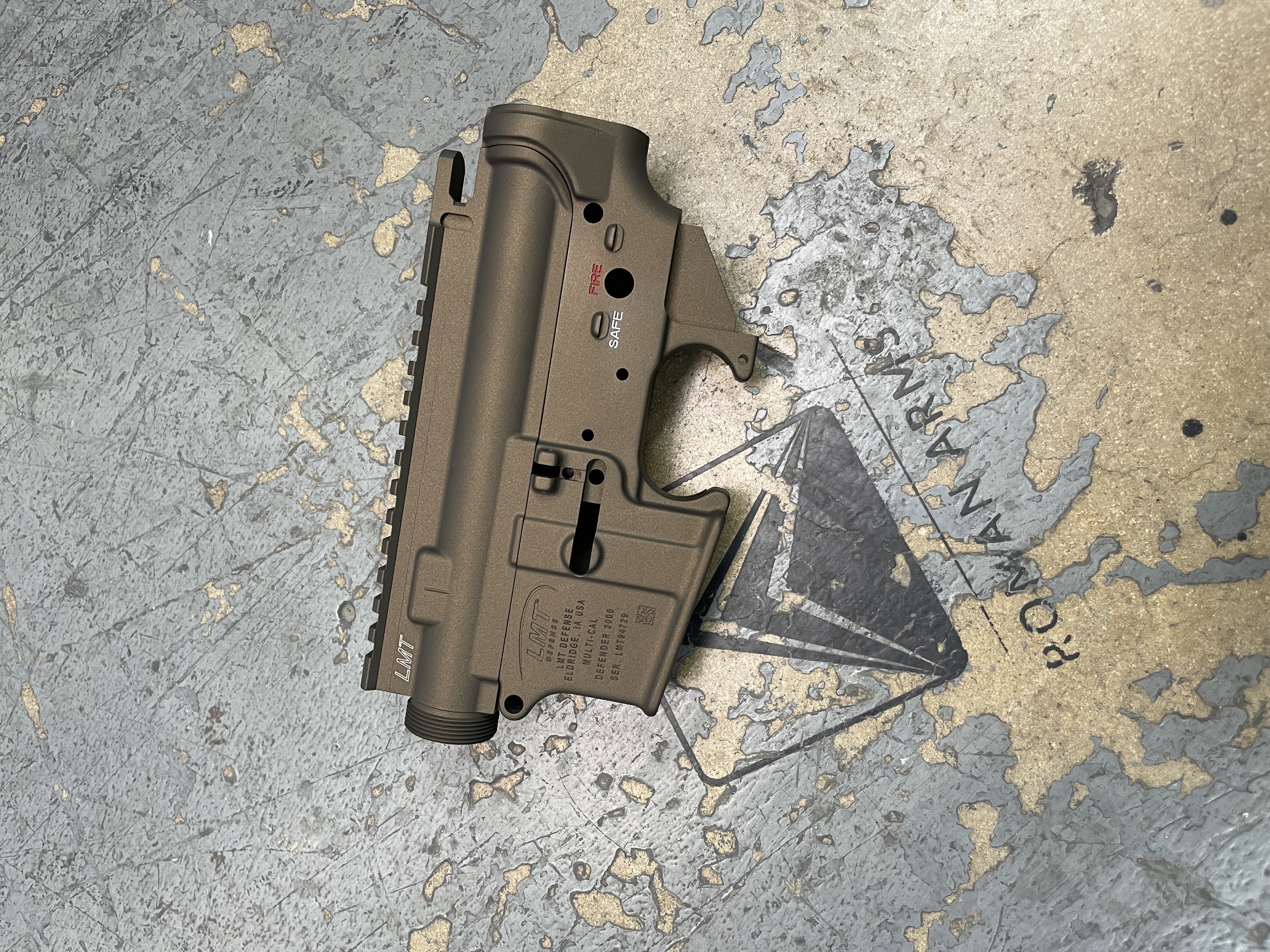 AR15 Lower done in Midnight Bronze | Cerakote
