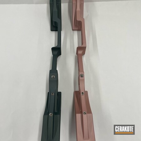 Powder Coating: ROSE GOLD H-327,Bow Risers,CHARCOAL GREEN H-338,S.H.O.T,Bow Riser,Compound Bow Riser