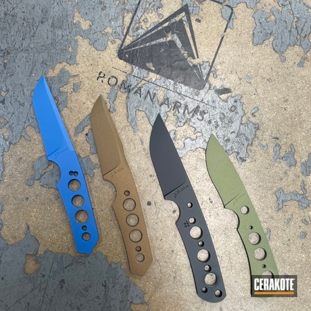 Powder Coating: Knives and Guns,Accessories,Knife Blade,Hunting,Fixed Blades,Graphite Black H-146,NRA Blue H-171,Fixed-Blade Knife,EDC,Fixed Blade,Work,Gift Ideas,Fishing,Custom Knives,Blade,Knives,Hunting Knife,EDC Knife,S.H.O.T,Knife,EDC Gear,Gifts,gear,Gift Idea for Men,Gifts for Her,Custom,Everyday Carry,Tactical Accessory,Stripped,Gift Idea for Women,Burnt Bronze H-148,Gift,Custom Knife Parts,Crocodile H-360