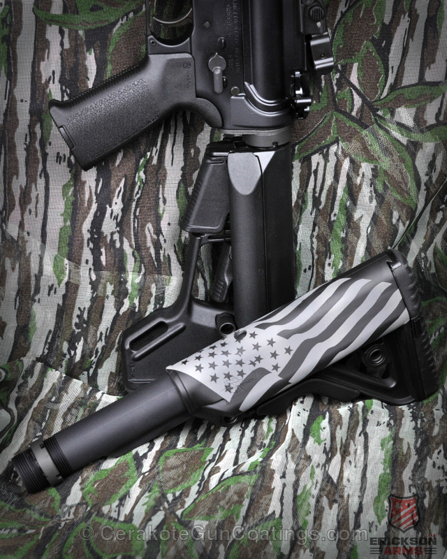 H-146 Graphite Black with H-214 Smith's Grey by Keith Erickson | Cerakote
