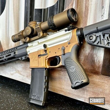Powder Coating: Chocolate Brown H-258,AR Rifle,S.H.O.T,DESERT SAND H-199,Gold H-122,Forest Green H-248,Federal Brown H-212,Tungsten H-237,Wilson Combat