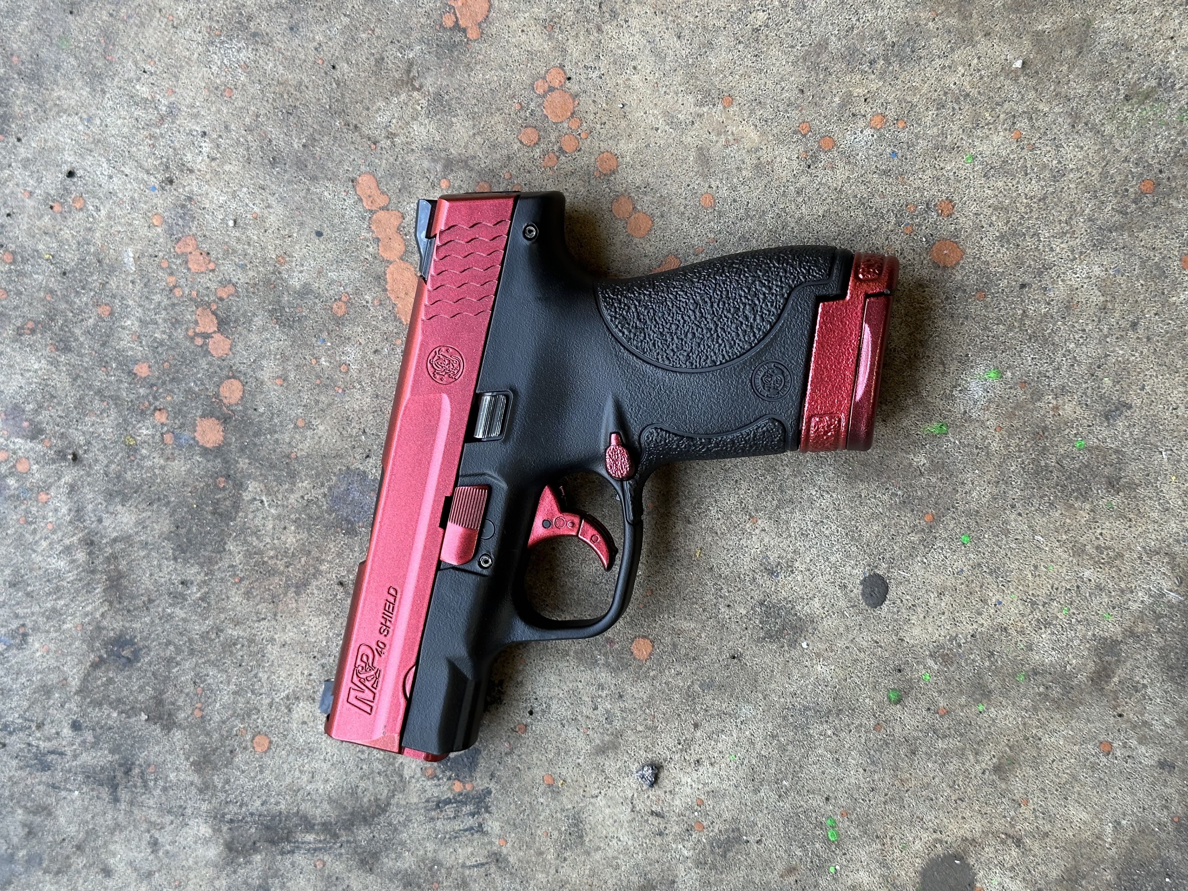 Red Graphite Names Custom Red and Graphite Black | Cerakote