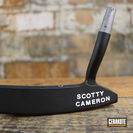 Powder Coating: Putters,Bright White H-140,Golf Putters,Golf,Scotty Cameron,Custom Putter,Armor Black H-190,Scotty Cameron Putter,Putter