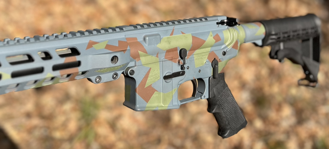 Ar Builders Set In Splinter Camo coated with a Jesse James Cold War ...