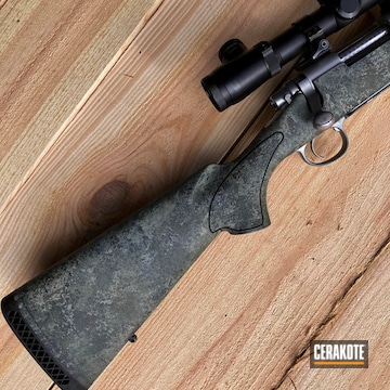 Custom Camo On Remington 700 Stock