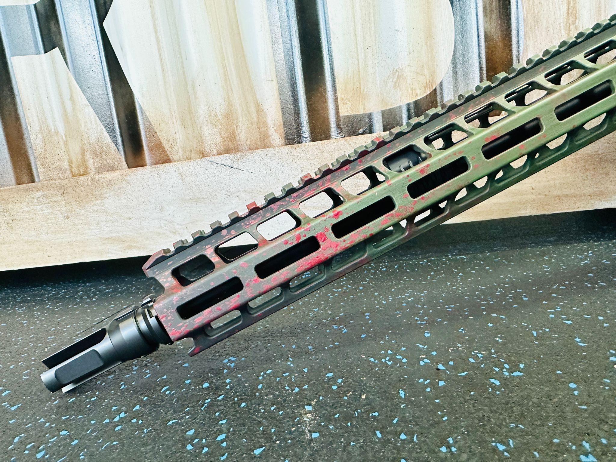 Apocalypse Zombie Themed Rifle | CERAKOTE®