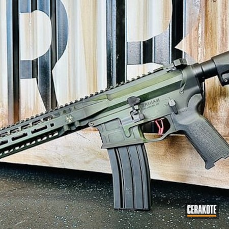 Powder Coating: AR Rifle,S.H.O.T,MULTICAM® BRIGHT GREEN H-343,Armor Black H-190,RUBY RED H-306,Battleworn,Themed,Zombie Apocalypse
