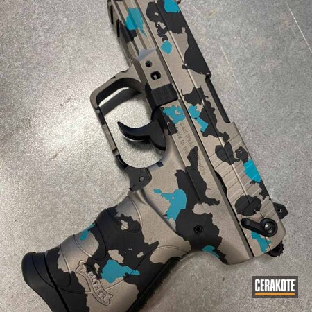 Powder Coating: Graphite Black H-146,S.H.O.T,Walther,Camo,SAVAGE® STAINLESS H-150,AZTEC TEAL H-349