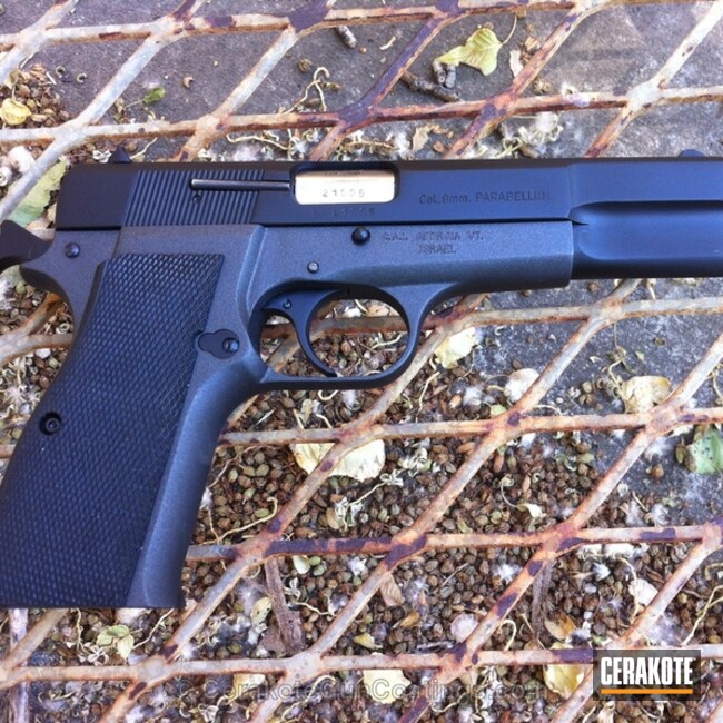 Cerakoted H-112 Cobalt With H-146 Graphite Black