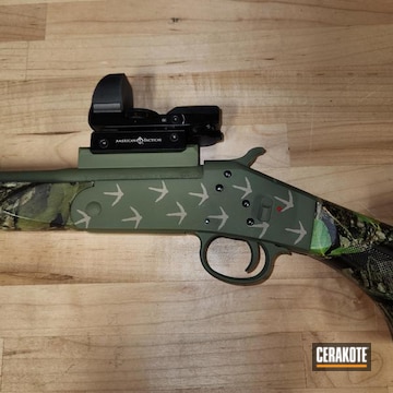 Cerakoted Glock® Fde And Multicam® Dark Green Shotgun