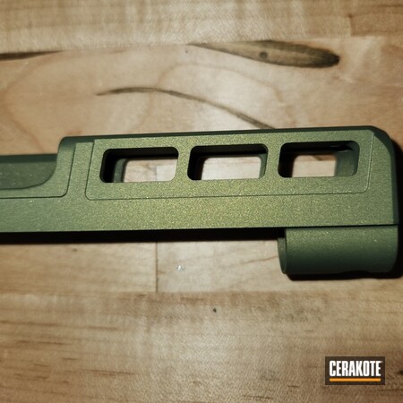 Powder Coating: Glock,Custom Milling,CNC Milling,S.H.O.T,Glock 48,Pistol Slide,Crocodile H-360