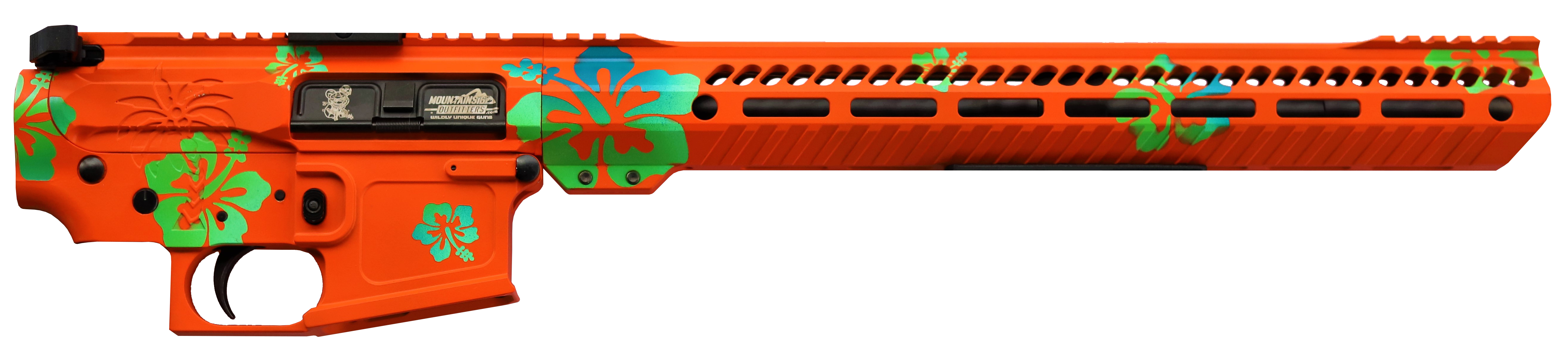 Orange Hawaiian Gun | Cerakote